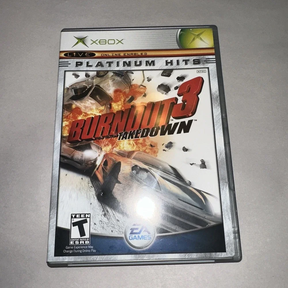 Burnout 3: Takedown (Xbox Platinum Hits 2005) Brand New Security Sealed CIB